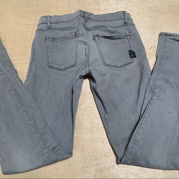 Rich & Skinny Grey Jeans Size 26 - Picture 2 of 6